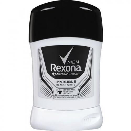 Rexona Stick Invisible Black + White 50 gr