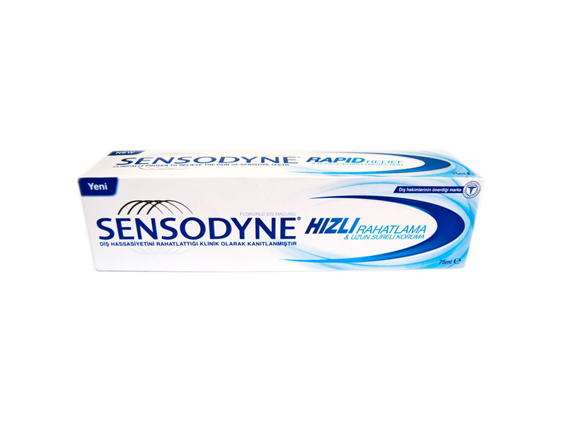 Sensodyne Hızlı Rahatlama Diş Macunu 75 ml Beyazlatıcı