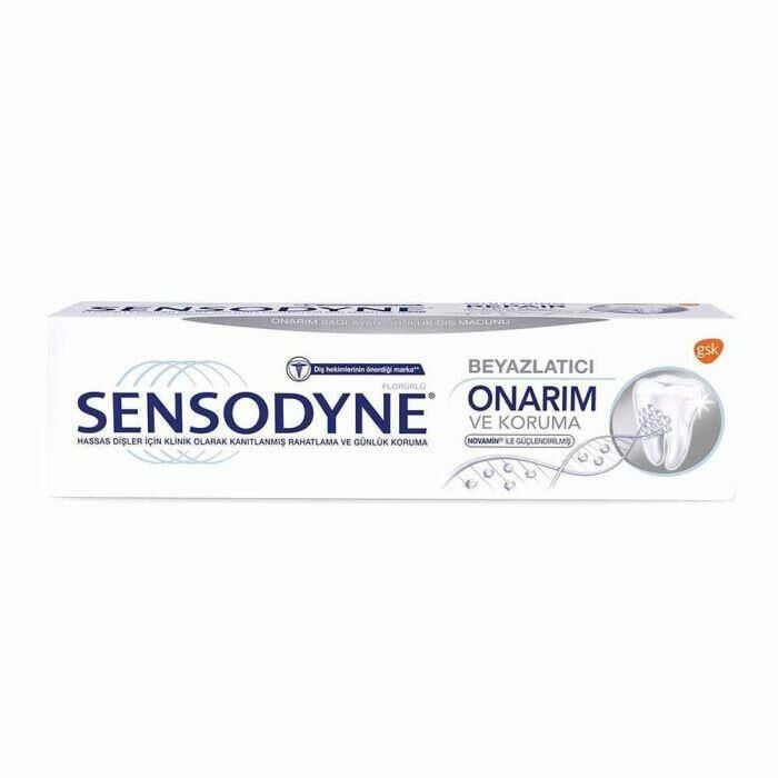 Sensodyne Diş Macunu Beyazlatıcı Onarım ve Koruma 75ml