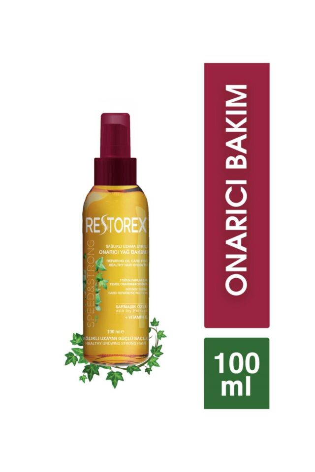 Restorex 100 ml Sağlıklı Uzama Etkili Argan Saç Bakım Yağı