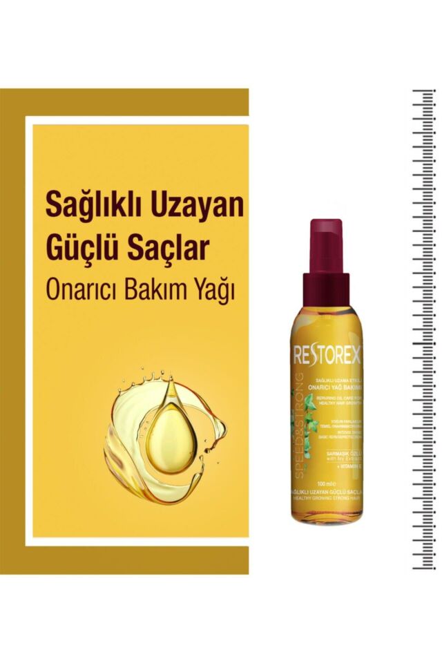 Restorex 100 ml Sağlıklı Uzama Etkili Argan Saç Bakım Yağı