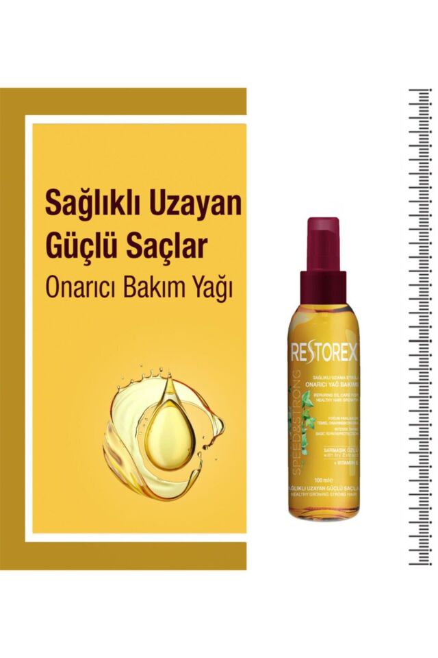 Restorex 100 ml Sağlıklı Uzama Etkili Argan Saç Bakım Yağı