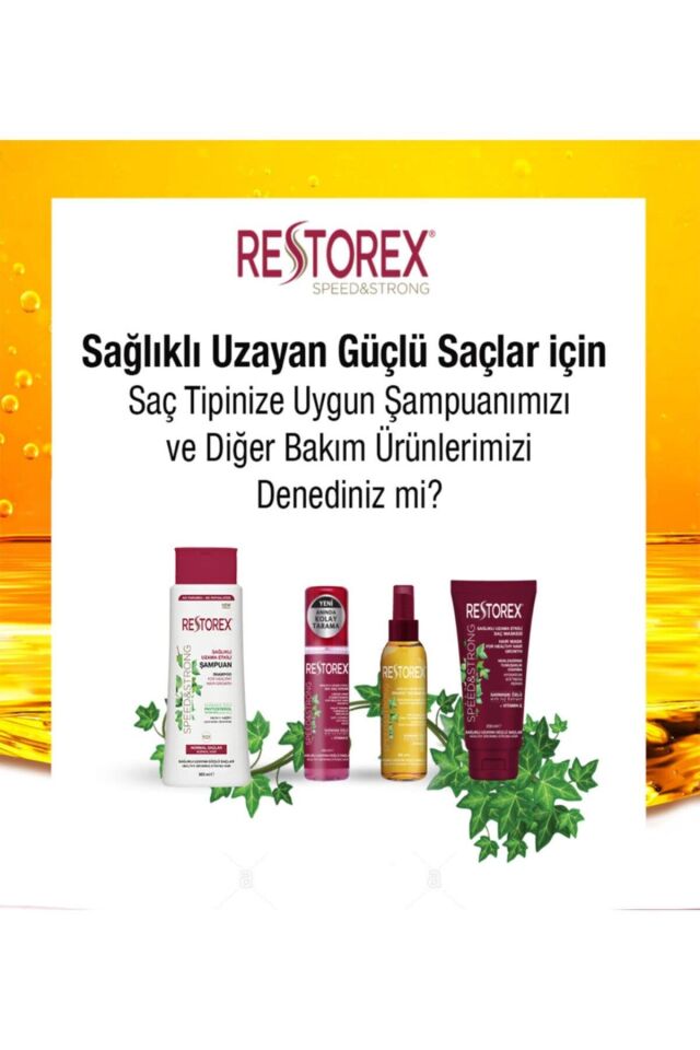 Restorex 100 ml Sağlıklı Uzama Etkili Argan Saç Bakım Yağı