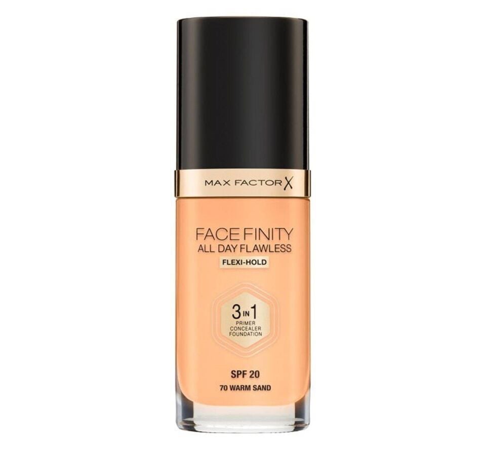 Max Factor Fondöten 70 Warm Sand FaceFinity All Day Flawless 3N 1