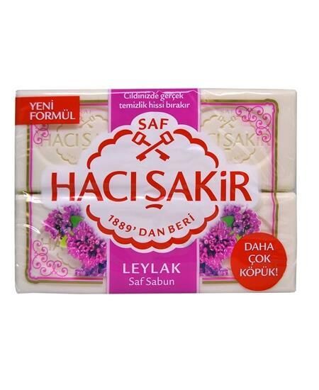 Hacı Şakir Katı Sabun 4 X 150 gr Leylak 600 Gr