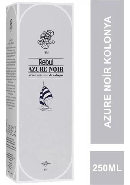 Rebul 250 Ml Kolonya Cam Şişe Azure Noir