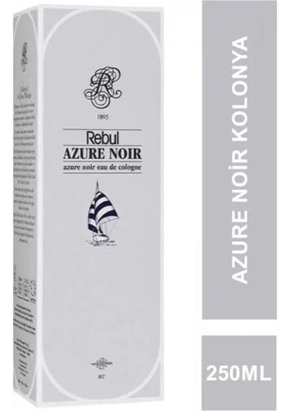 Rebul 250 Ml Kolonya Cam Şişe Azure Noir
