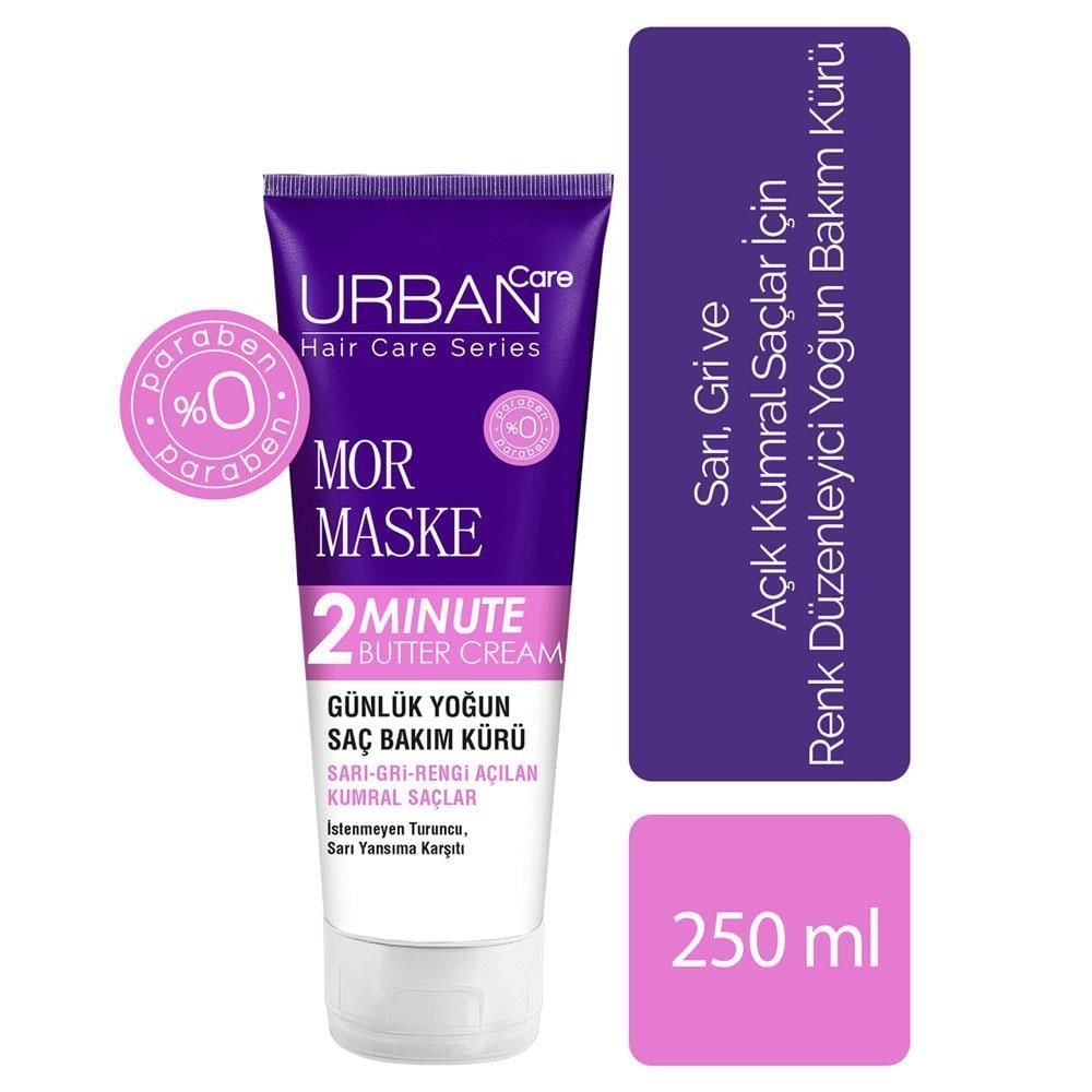 Urban Care 2 Minute Saç Bakım Kürü 200Ml Mor Maske