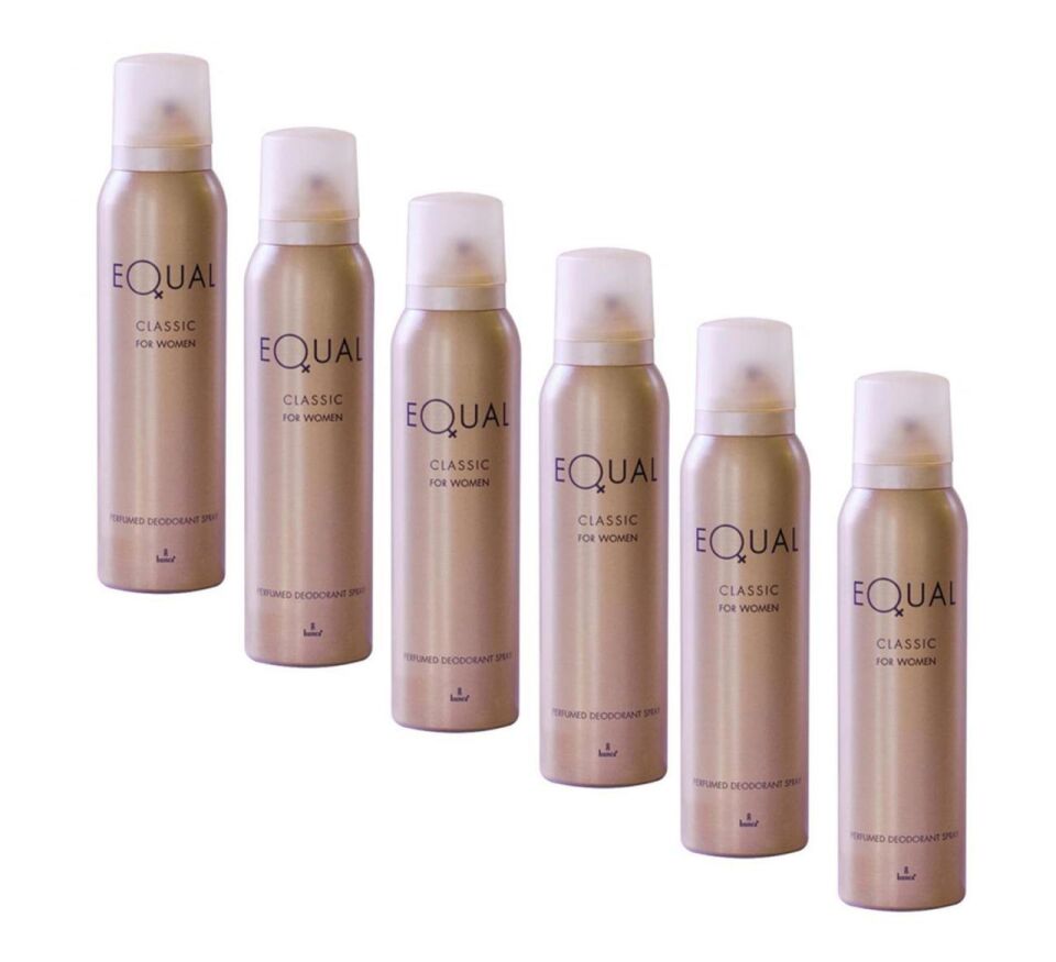 6 Adet Equal Klasik Bayan Deodorant 150 ml
