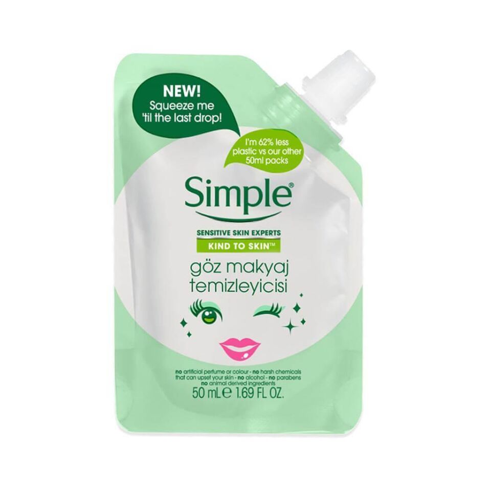 Simple Mini Göz  Makyaj Temizleme Suyu 50ml