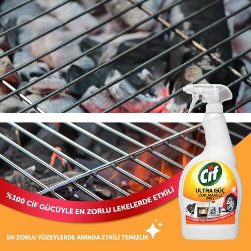 Cif Ultra Güç Çok Amaçlı Sprey 1000 Ml