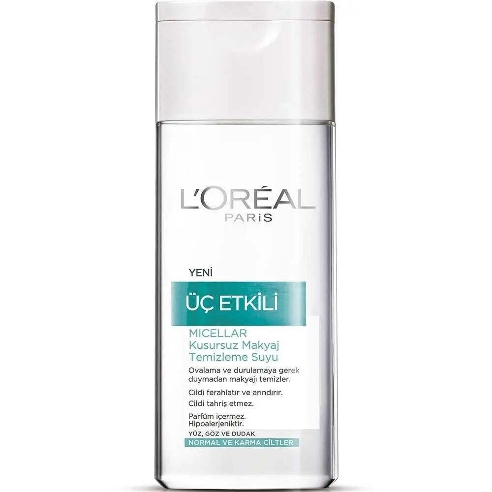 L'Oreal Paris Üç Etkili Micellar Kusursuz Canlandırıcı Makyaj Temizleme Suyu 200 ml