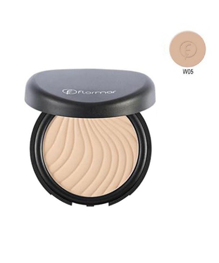 Flormar Wet Dry Compact Powder W05 Medium Caramel