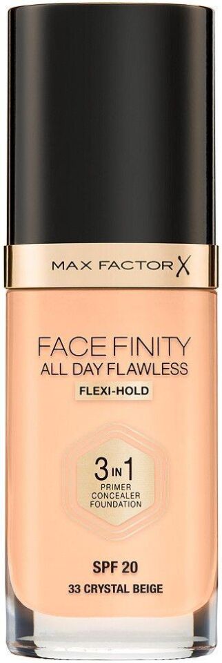 Max Factor Fondöten 33 Crystal Beige FaceFinity All Day Flawless 3N 1