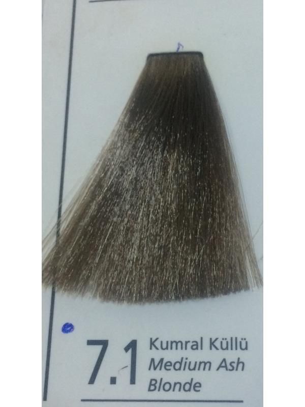 Alix Avien Tüp Saç Boyası 7.1 Küllü Kumral + Oksidan Suyu