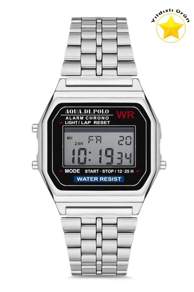 Aqua Di Polo Unisex Kol Saati APSV1-A9372-UM131 APWA0085 Gümüş