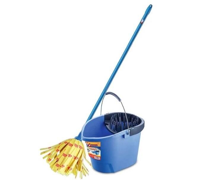 Macromax Clean- Easy Temizlik Seti Kova + Sapı + Standart Mop