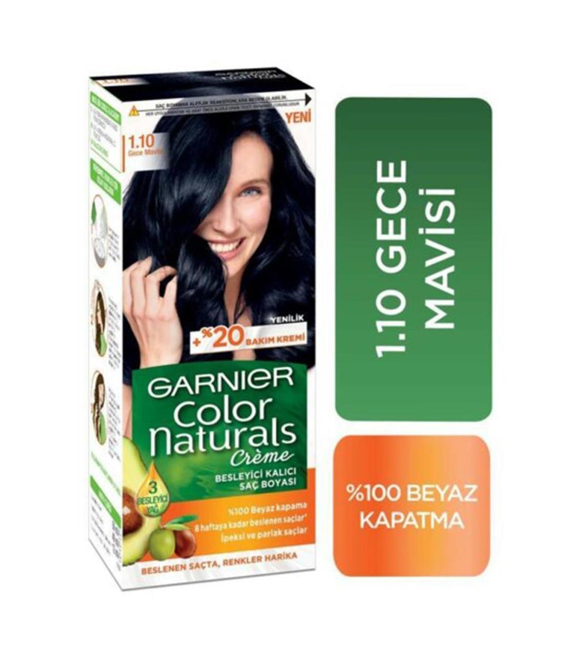 Garnier Color Naturals 1.10 Gece Mavisi Saç Boyası