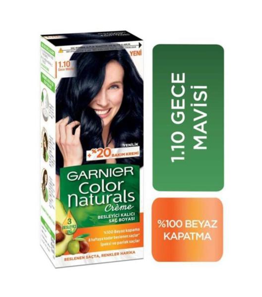 Garnier Color Naturals 1.10 Gece Mavisi Saç Boyası
