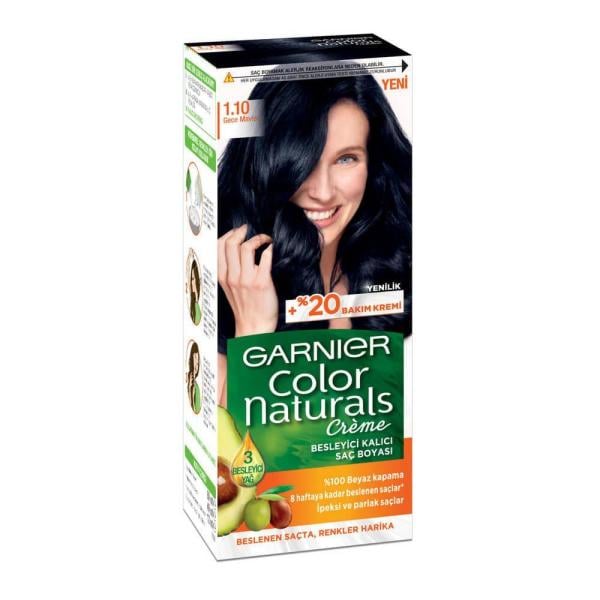 Garnier Color Naturals 1.10 Gece Mavisi Saç Boyası