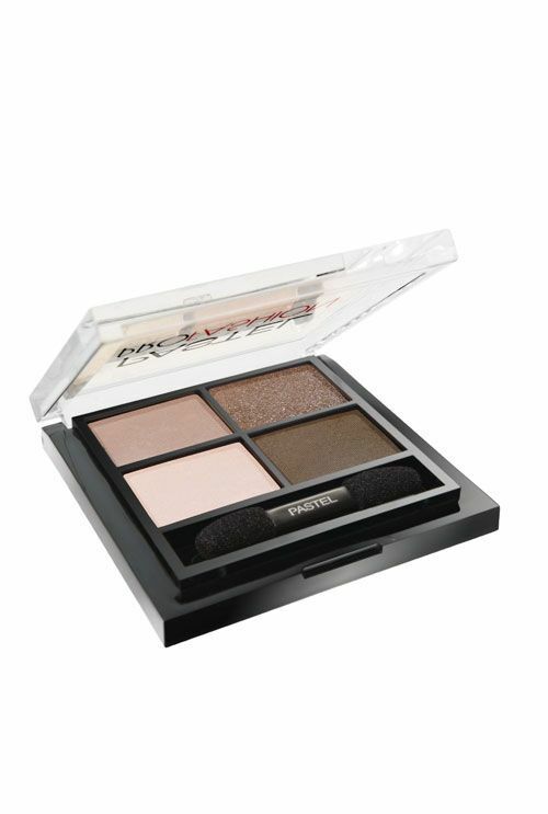 Pastel 4 lü Göz Farı - Eyeshadow Quad No 201 Kahve Tonlar