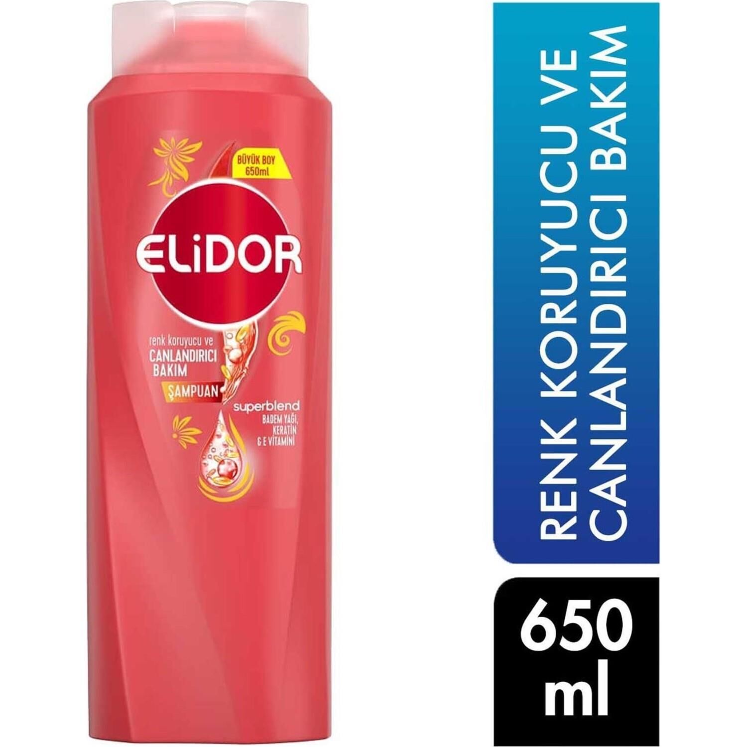 Elidor Renk Koruyucu ve Canlandırıcı Şampuan 650 ml
