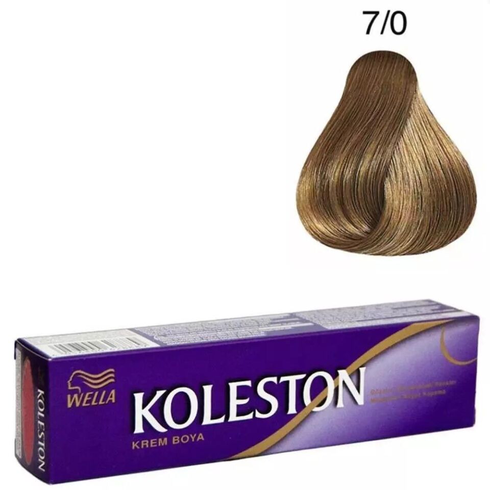 Koleston Tüp 7.0 Kumral Saç Boyası + Oksidan Sıvı 50 Ml
