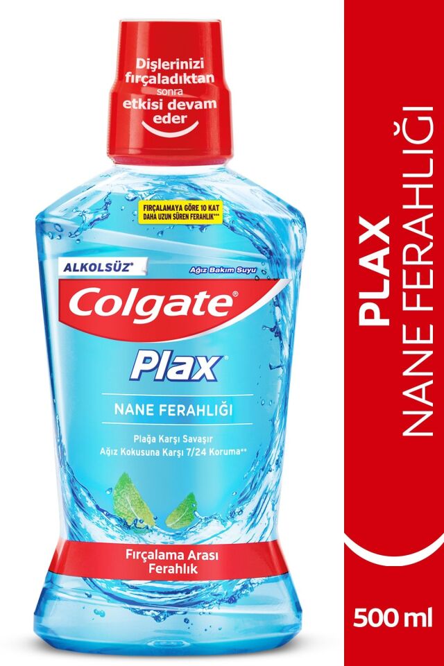 Colgate Plax Alkolsüz Gargara Nane Ferahlığı 500 ml