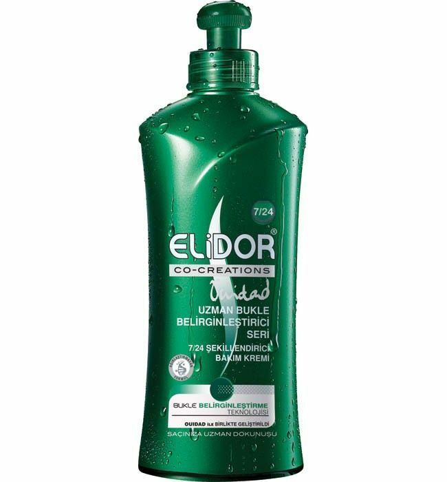 Elidor 7/24 Saç Kremi 300ML Belirgin Bukleler Yeşil