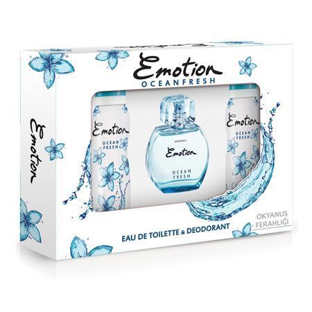 Emotion Ocean Fresh Set 50 ml EDT + 2 X 150 ml Deoodorant