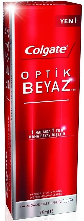 Colgate Diş Macunu 75Ml Optik Beyaz Parıldayan Beyazlık