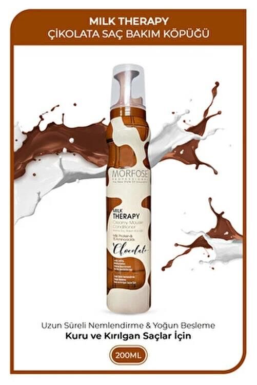 Morfose Milk Therapy Saç Köpüğü Chocolate 200 Ml