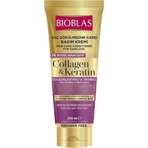 Bioblas Saç Kremi Collagen ve Keratin Saç Dökülmesine Karşı 250 Ml