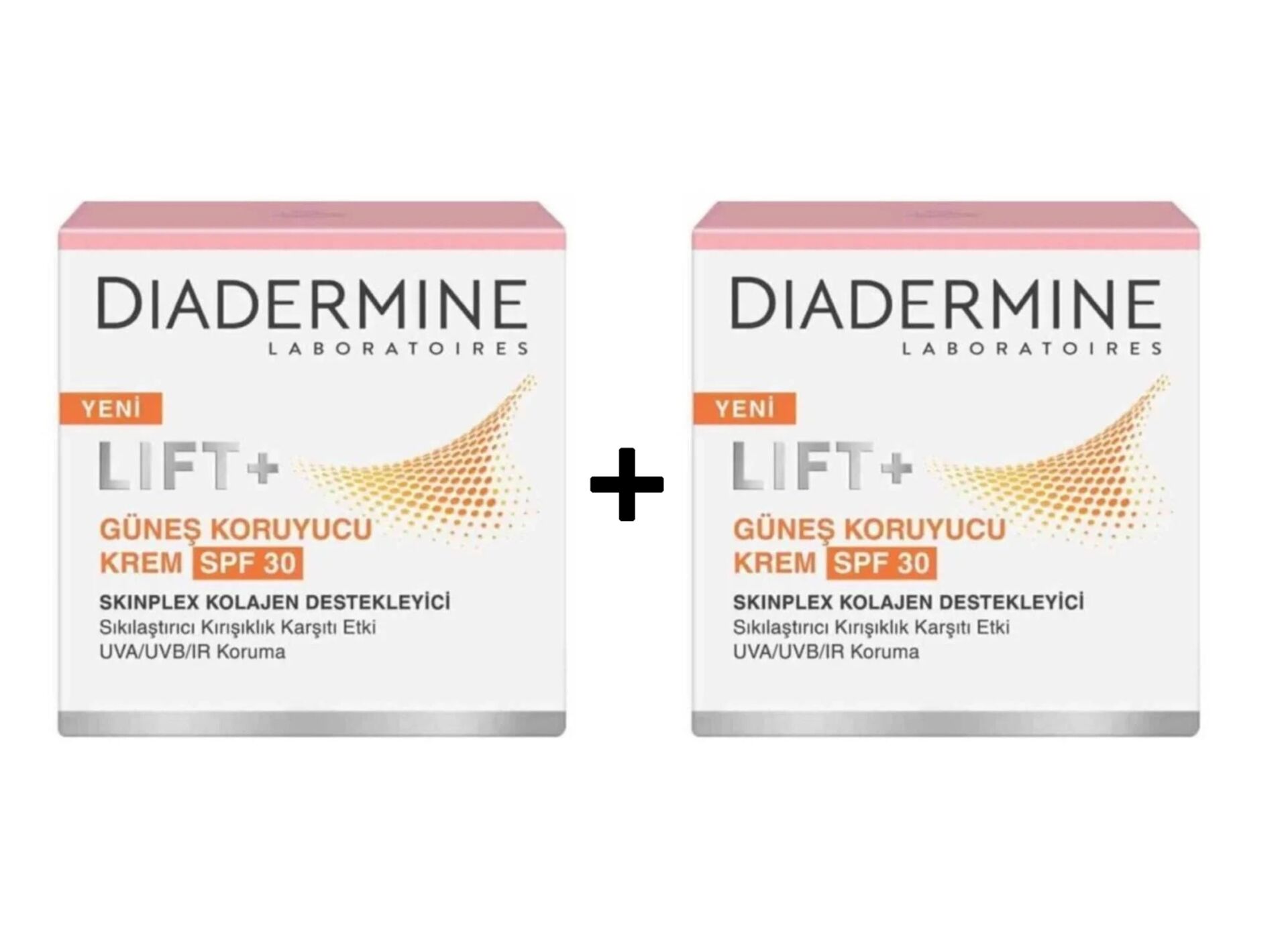 Diadermine Lift + Faktör 30 Güneş Koruyucu Gündüz Krem 50 Ml + 50 Ml Kırışık Karşıtı Sıkılaştırıcı Kolajen  ( 2li )