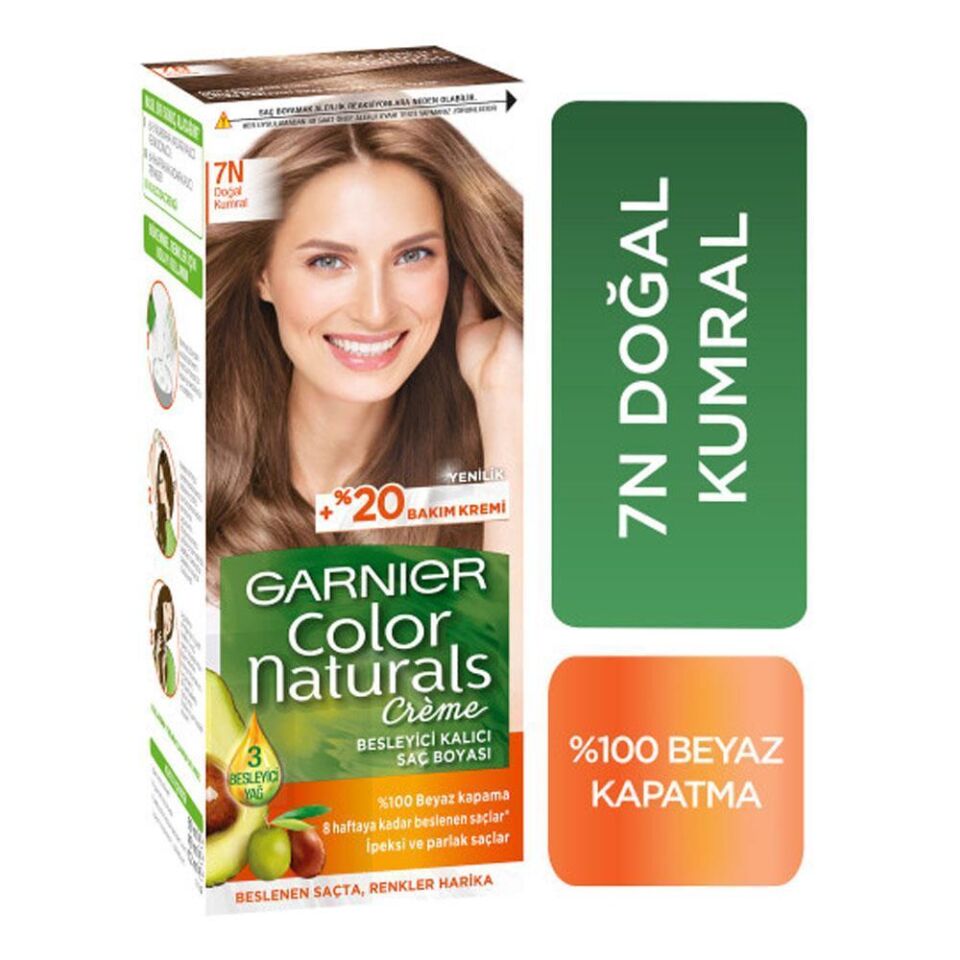 Garnier Color Naturals 7N Doğal Kumral Saç Boyası