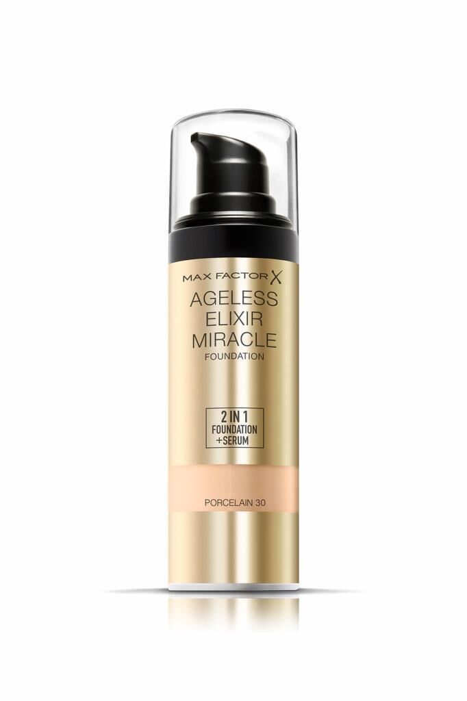Max Factor 30 Porcelian 2 In 1 Ageless Elixir Miracle Fondöten +Serum