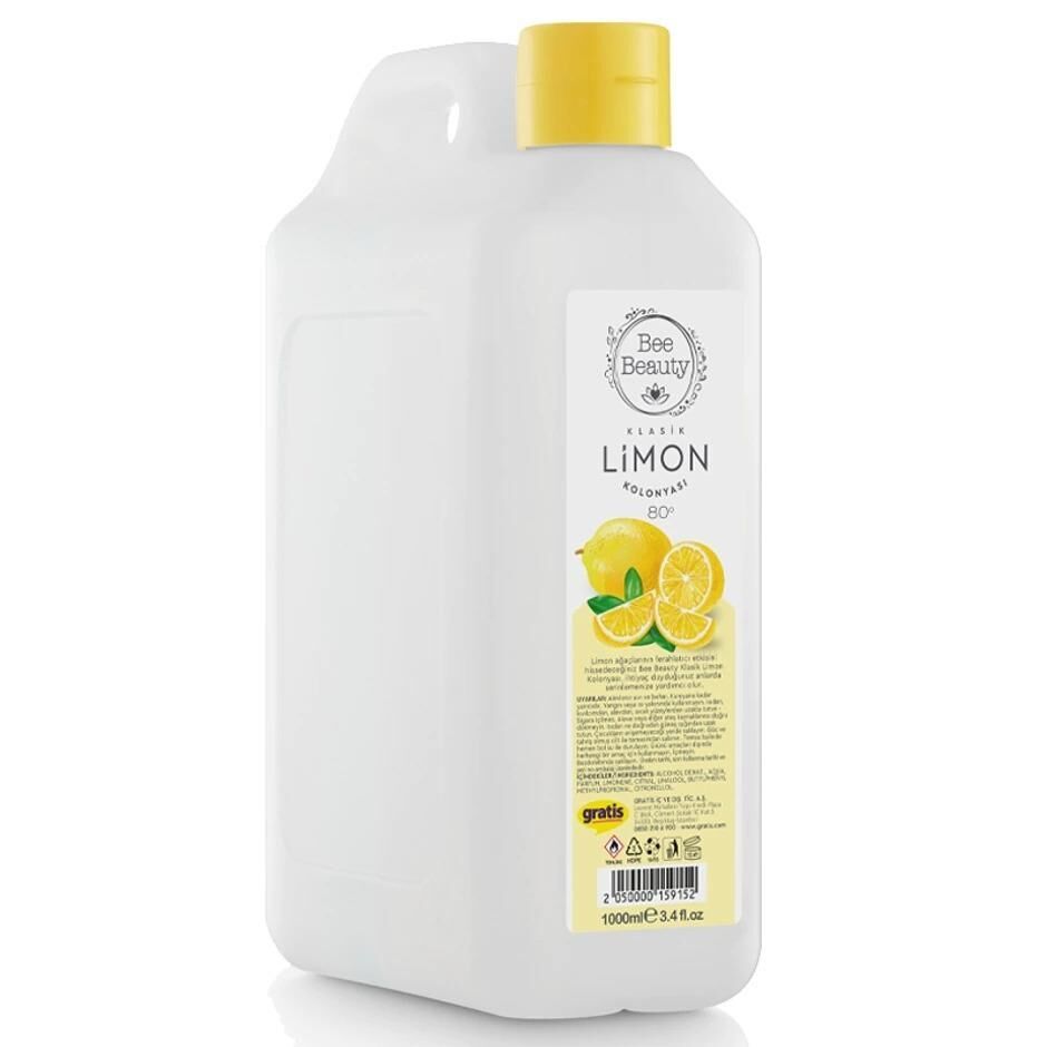 Bee Beauty Klasik Limon Kolonyası 1 Litre Bidon