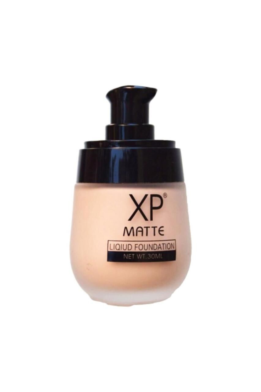 XP Oval Cam Şişe Matte Likit Fondoten 01