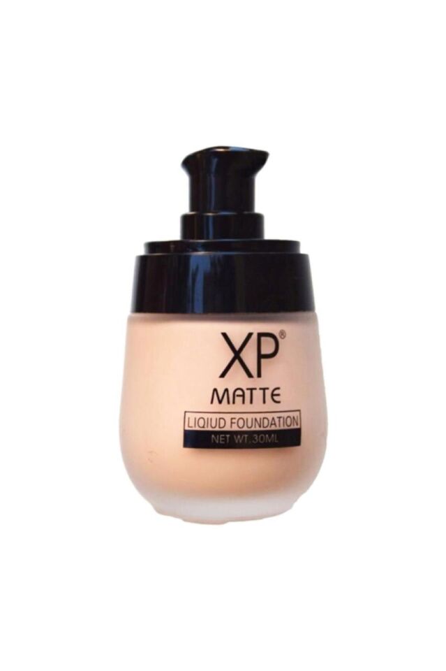 XP Oval Cam Şişe Matte Likit Fondoten 01