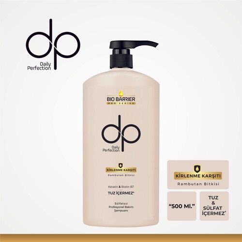 DP Bio Serisi Tuzsuz Şampuan 500 Ml Kirlenme Karşıtı