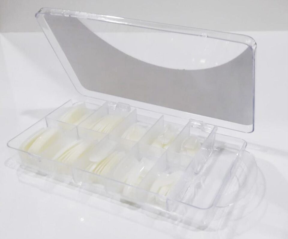 Estella 100 lü Takma Tırnak Kırık Beyaz Renkte