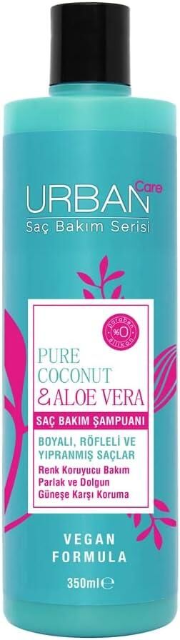 Urban Care Şampuan Pure Coconut ve Aloe Vera 350 Ml