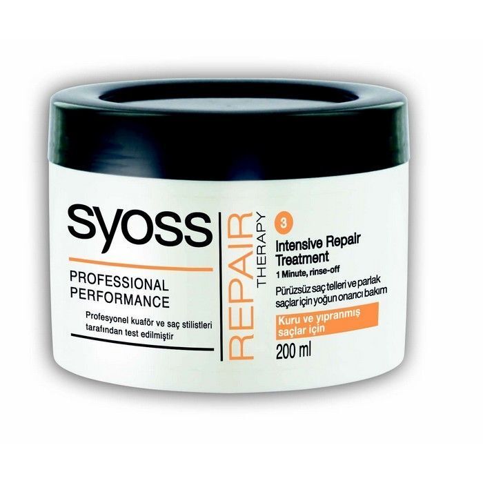 Syoss Yoğun Saç Bakım Kremi Kuru Yıpranmış 200ML - Onarıcı Bakım