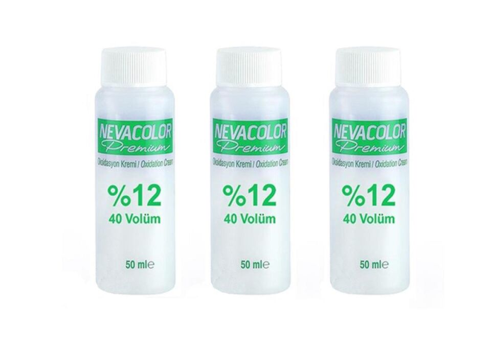 3 Adet Neva Color Oksidan Krem 50 ML 40 Wolume -%12 AÇIK TON SAÇLARA