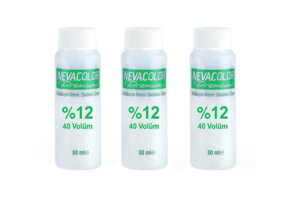 3 Adet Neva Color Oksidan Krem 50 ML 40 Wolume -%12 AÇIK TON SAÇLARA