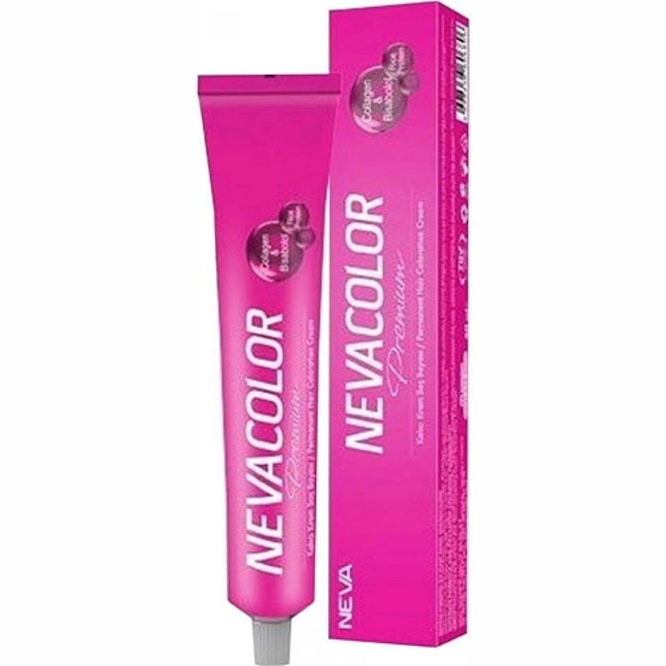 Neva Color Tüp Saç Boyası 8.08 İnci Sarı 50 Gr + Oksidan Sıvısı 50 Ml