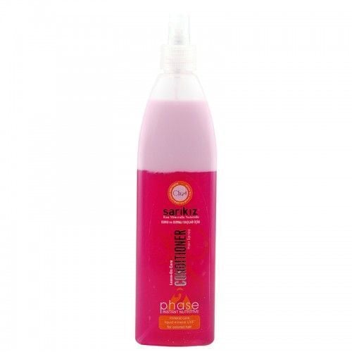 Sarıkız Kızıl Su Conditioner Çift Fazlı 400ML Boyalı ve Yıpranmış Saçlar
