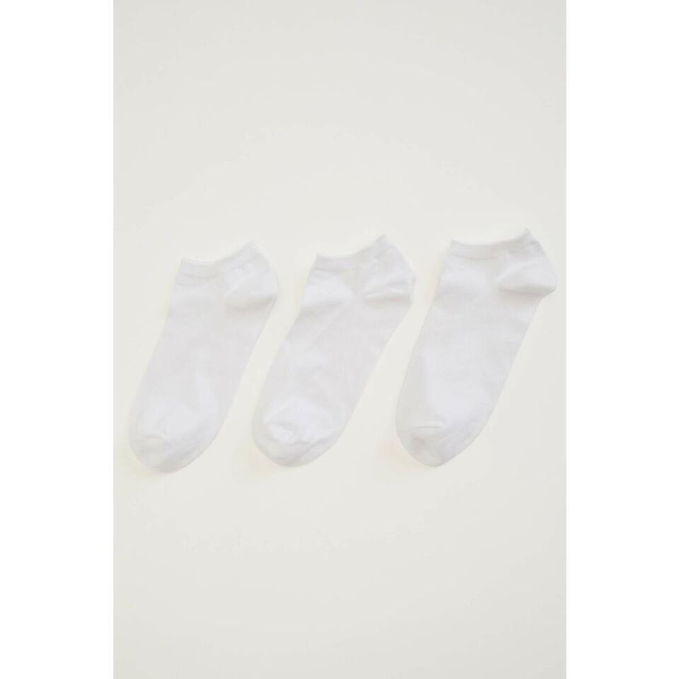 Defacto Sneakers Kısa Patik Çorap 41-44 Beyaz