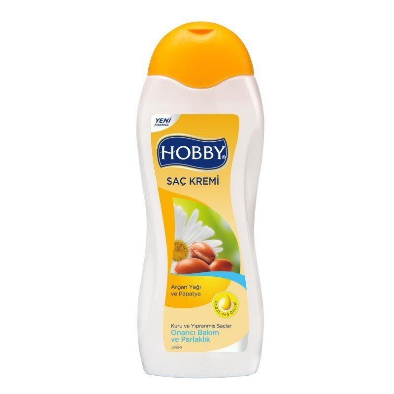 HOBBY SAÇ KREMI 600ML ARGAN YAĞI VE PAPATYA