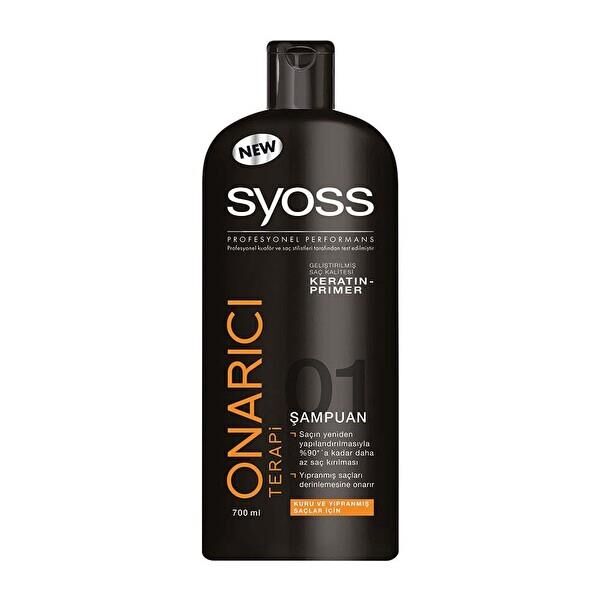 Syoss Şampuan 700 Ml Onarıcı Terapi Kuru ve Yıpranmış Saçlar İçin